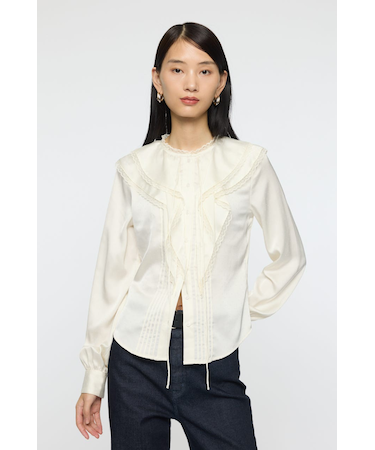 DRAPE COLLAR ブラウス