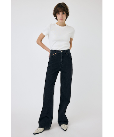 HIGH WAIST BLACK STRAIGHT