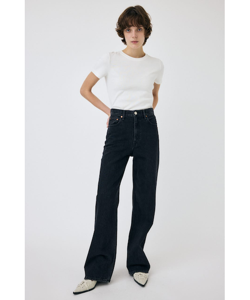 HIGH WAIST BLACK STRAIGHT