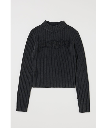 PATCHED LOGO WASH ニット