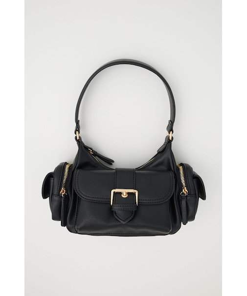 BOXY FAUX LEATHER バッグ