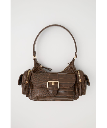 BOXY FAUX LEATHER バッグ