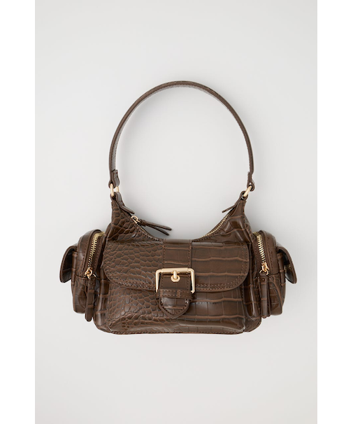 BOXY FAUX LEATHER バッグ