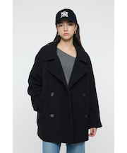 DOUBLE BREASTED MID コート