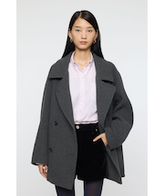 DOUBLE BREASTED MID コート