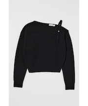 BUTTON STRAP ワンショルダートップス