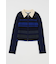 STRIPE ZIP UP KNIT シャツ
