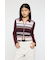 STRIPE ZIP UP KNIT シャツ