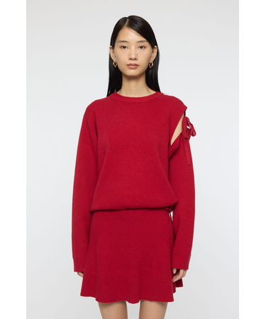 TIED RIBBON セーター & ミニスカート