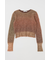 GRADATION CROPPED KNIT トップス