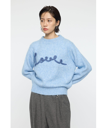 BACK RIBBON セーター