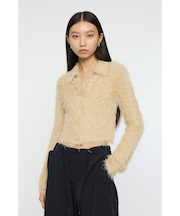 FEATHER LIKE KNIT シャツ