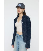 FEATHER LIKE KNIT シャツ