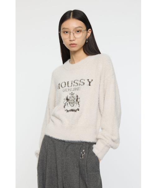FLUFFY MOUSSY KNIT トップス
