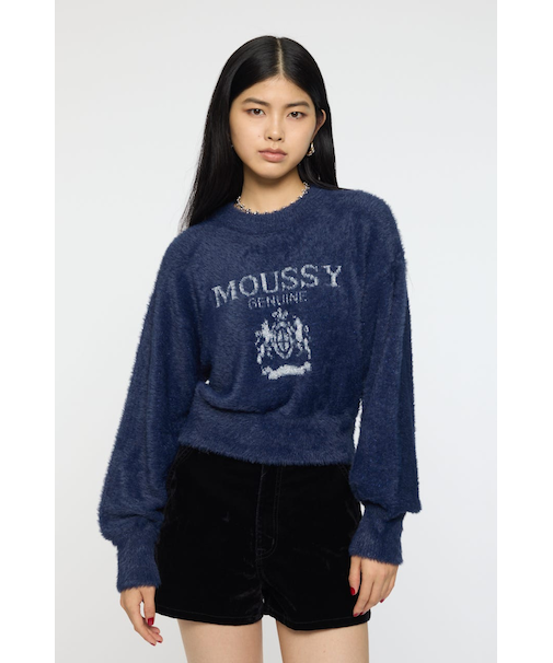 FLUFFY MOUSSY KNIT トップス