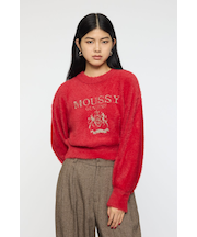 FLUFFY MOUSSY KNIT トップス