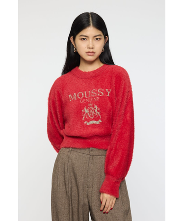 FLUFFY MOUSSY KNIT トップス