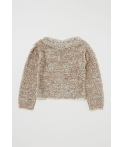 FAUX FUR KNIT CROP トップス｜マウジーの通販｜&mall（アンドモール