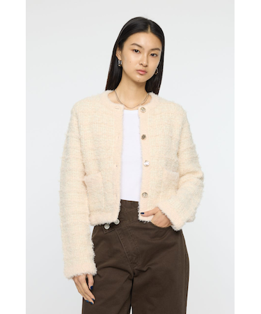 COMPACT KNIT TWEED ジャケット