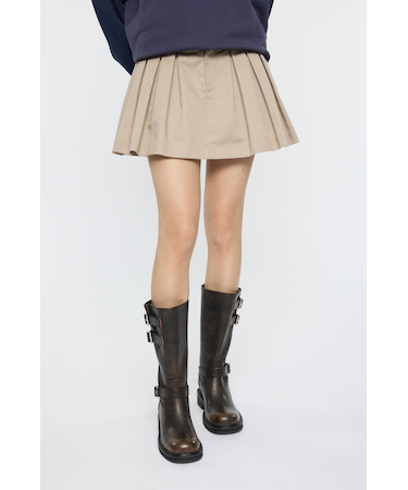 BOX TUCK ミニスカート