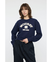 MOUSSY F／LEATHER PATCH プルオーバー
