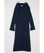 BIG COLLAR KNIT ドレス