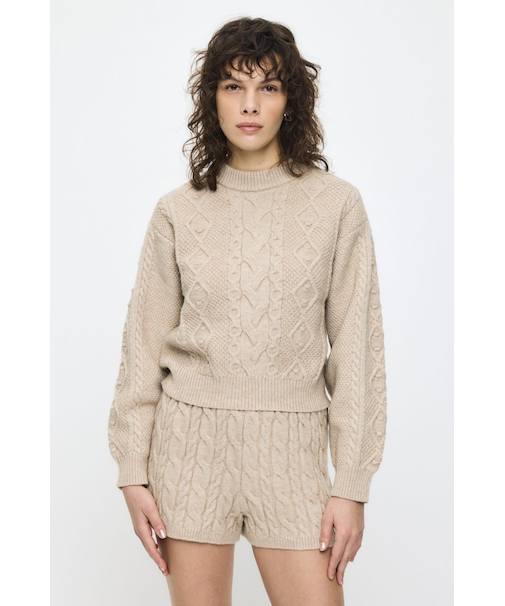 POPCORN CABLE セーター