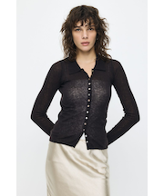 SHEER KNIT SHIRT シャツ