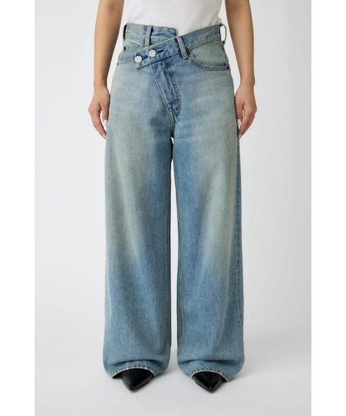 moussy CROSS WAIST WIDE ストレートSサイズ CROSS WAIST WIDE ストレートSサイズ｜マウジーの通販｜&mall（アンド