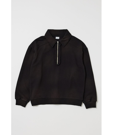 HALF ZIP SWEAT POLO プルオーバー
