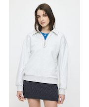 HALF ZIP SWEAT POLO プルオーバー