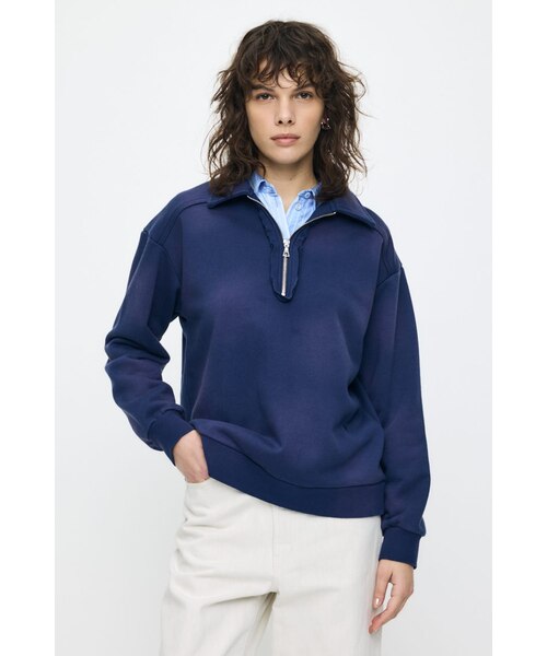 COLLEGIATE ZIP フーディー｜マウジーの通販｜&mall（アンドモール