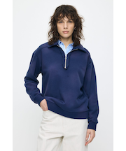 HALF ZIP SWEAT POLO プルオーバー