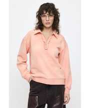 HALF ZIP SWEAT POLO プルオーバー