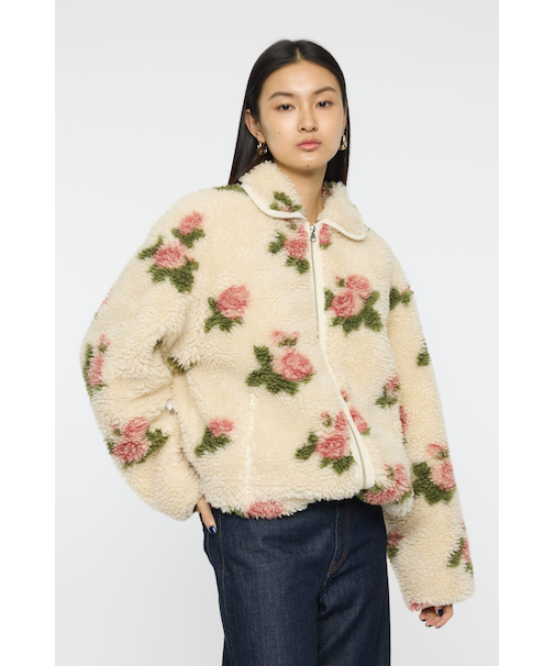 BOA FLEECE FLORALジャケット