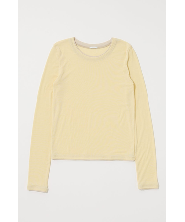 CONTRAST LAYER L／S TEE