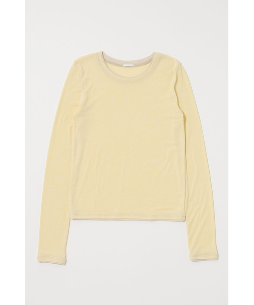 CONTRAST LAYER L／S TEE