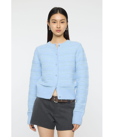 SHADOW STRIPE KNIT カーディガン