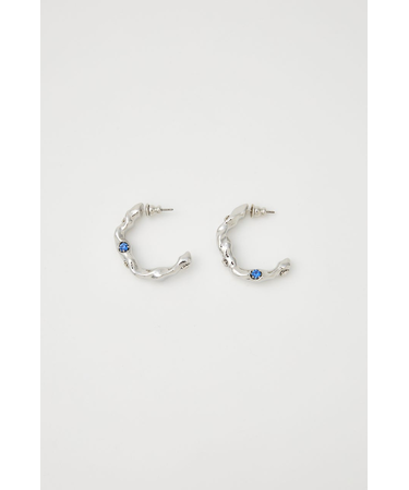 GEM HOOP イヤリング