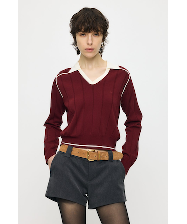 BI COLOR KNIT ポロ