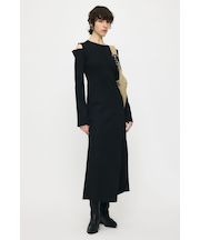 OPEN SHOULDER KNIT ドレス