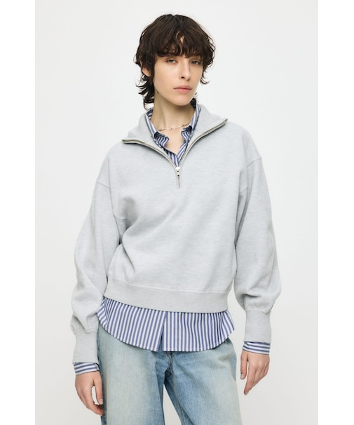 SWEAT LIKE HALF ZIP ニットトップス