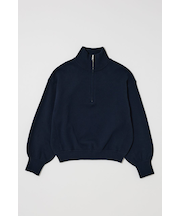 SWEAT LIKE HALF ZIP ニットトップス