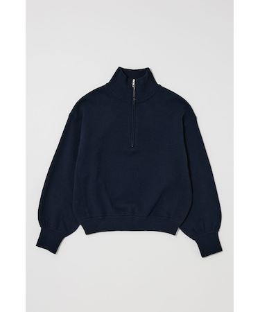 SWEAT LIKE HALF ZIP ニットトップス