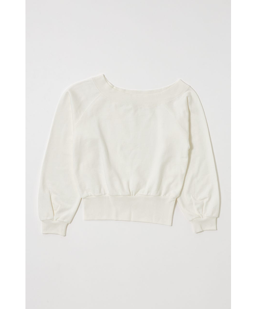 SIDE SLIT OFF SHOULDER スウェット
