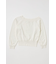 SIDE SLIT OFF SHOULDER スウェット