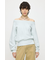 SIDE SLIT OFF SHOULDER スウェット