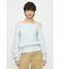SIDE SLIT OFF SHOULDER スウェット