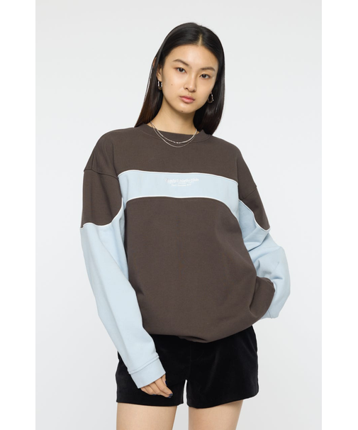 BLOCK PANEL SWEAT シャツ