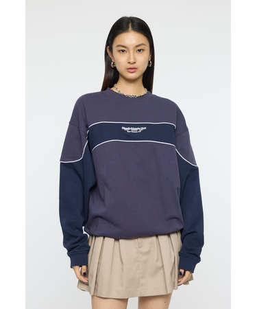 BLOCK PANEL SWEAT シャツ